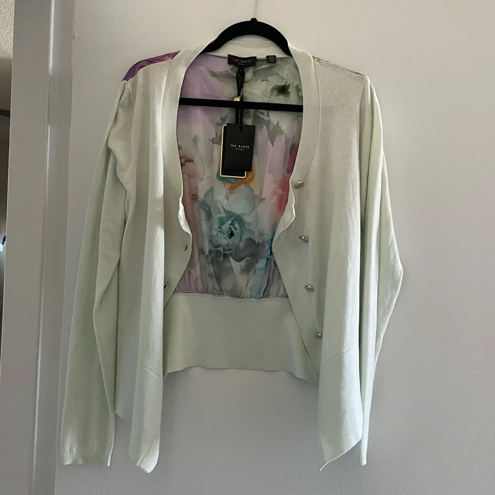 Ted Baker Sugar Sweet Floral Cardigan - Picture 3 of 6